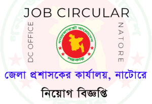 Natore DC Office job circular 2024